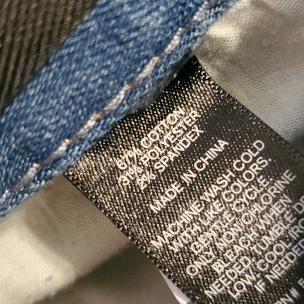 Express Jeans Womens Size 4 Long 4L Blue Legging zelda Ultra Low Rise Distressed - Picture 16 of 16